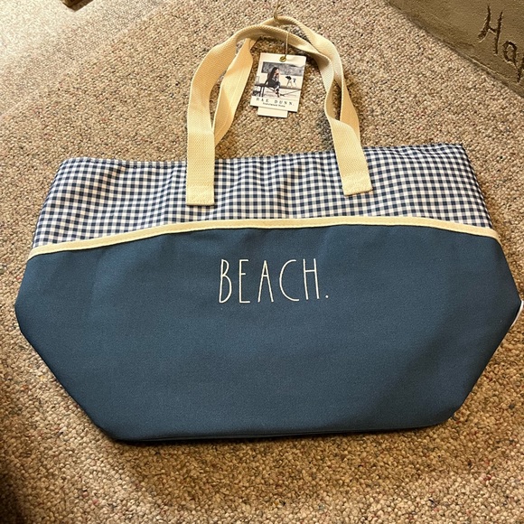 π HP π π Rae Dunn BEACH Insulated Tote - Picture 2 of 15